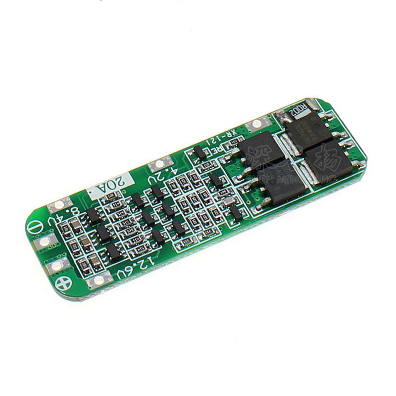 20A Lithium Ion 12.6V Rechargeable Lithium Battery 18650 Charger Protection Boar