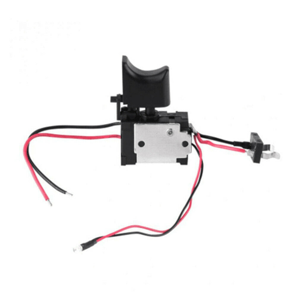 Electric Drill Control Switch Cordless Trigger Switch with Small Light DC7.2-24V