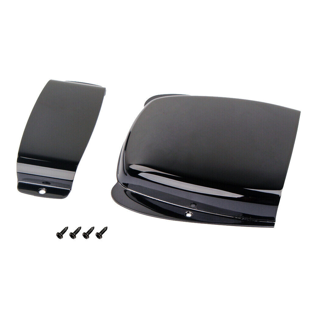 Metal JB Jazz Bass Guitar Bridge&Pickup Cover for Electric Bass Black
