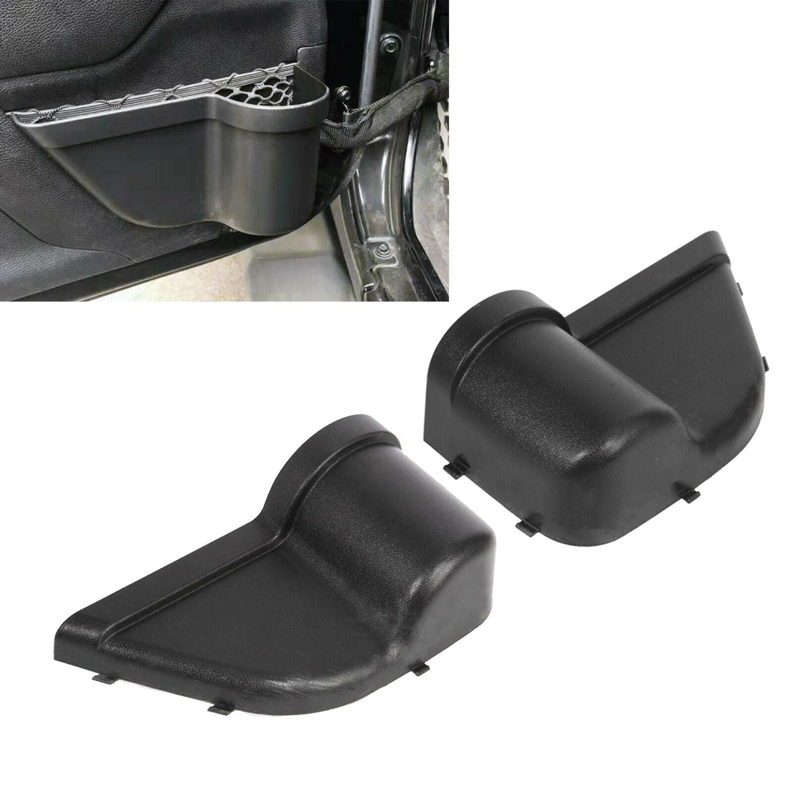 Front Door Pockets Side Box Net for Jeep Wrangler 2011-2018 JK JKU Interior