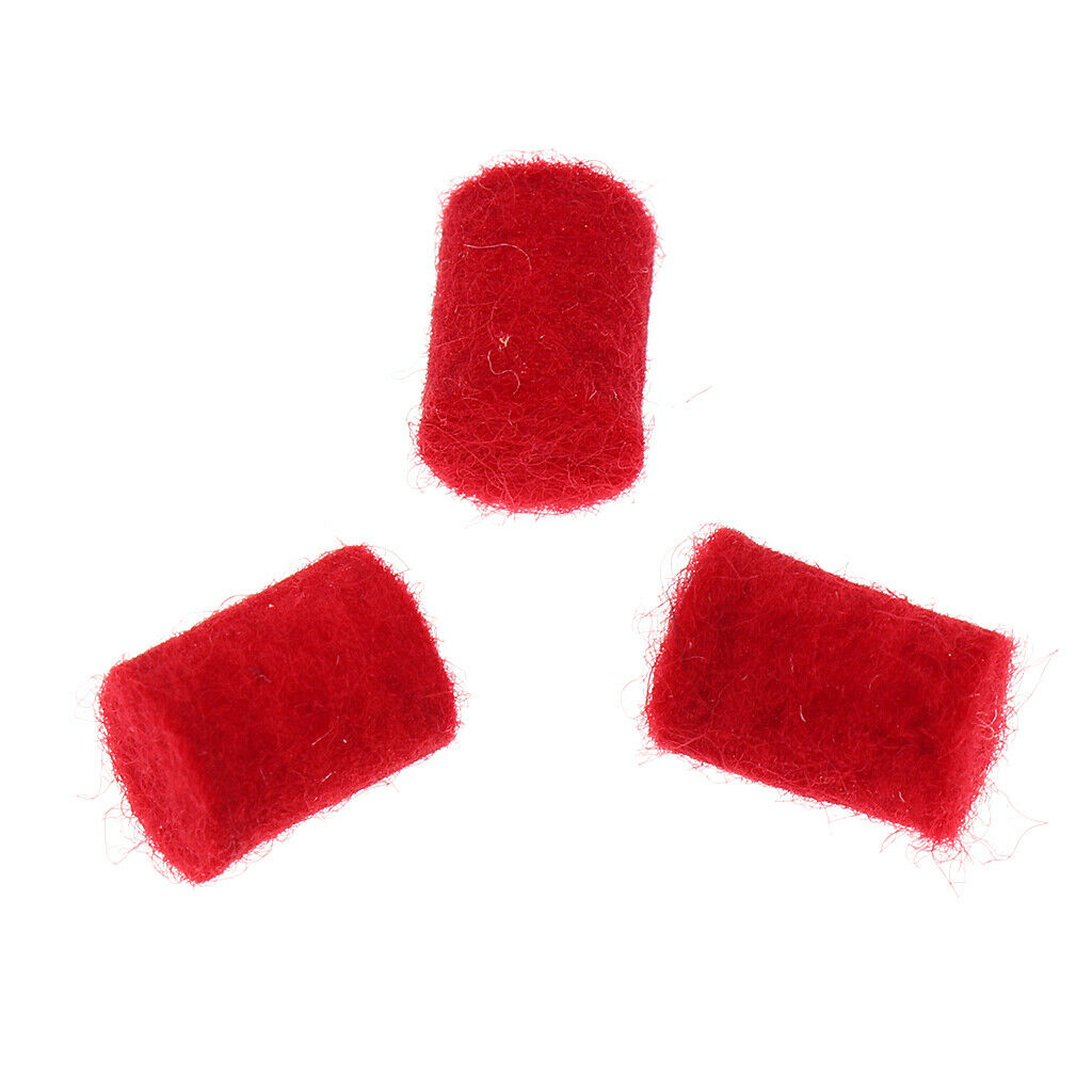 20pcs Saxophone Bumper Felts Repair Parts for Alto Tenor Soprano Sax Red