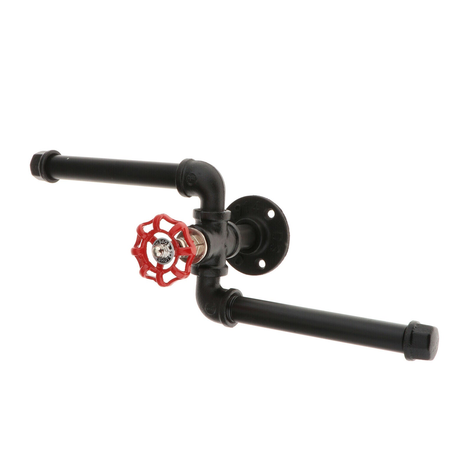 Metal Wall Mounted Towel Rack Bar Hanger Tissue Holder Offce Bedroom Hotel