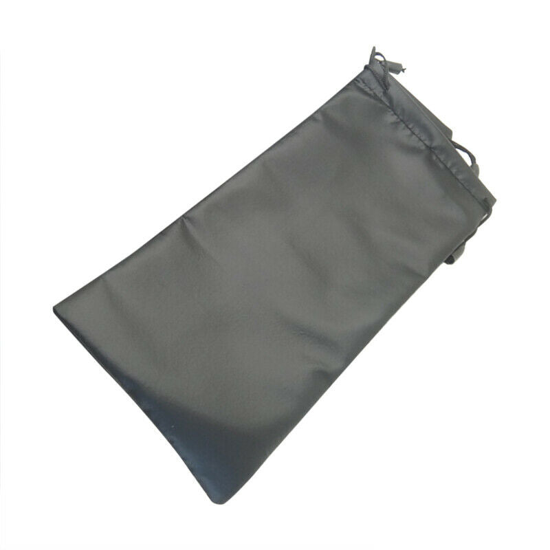 5Pcs Black Microfibre Sunglasses Case Bag Glasses Pouch Oversized Beam Port HN