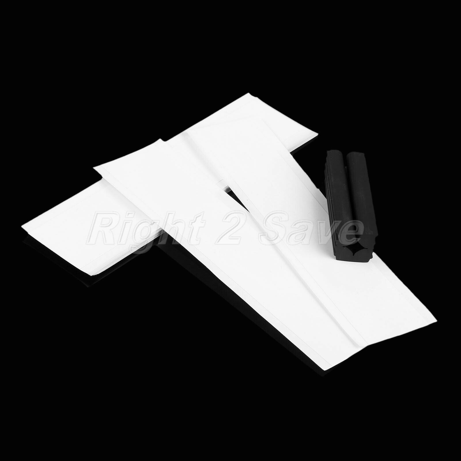 1 Set Golf Rubber Vise Clamp & 15Pcs Golf Club Grip Tape Strips Black Golf Club