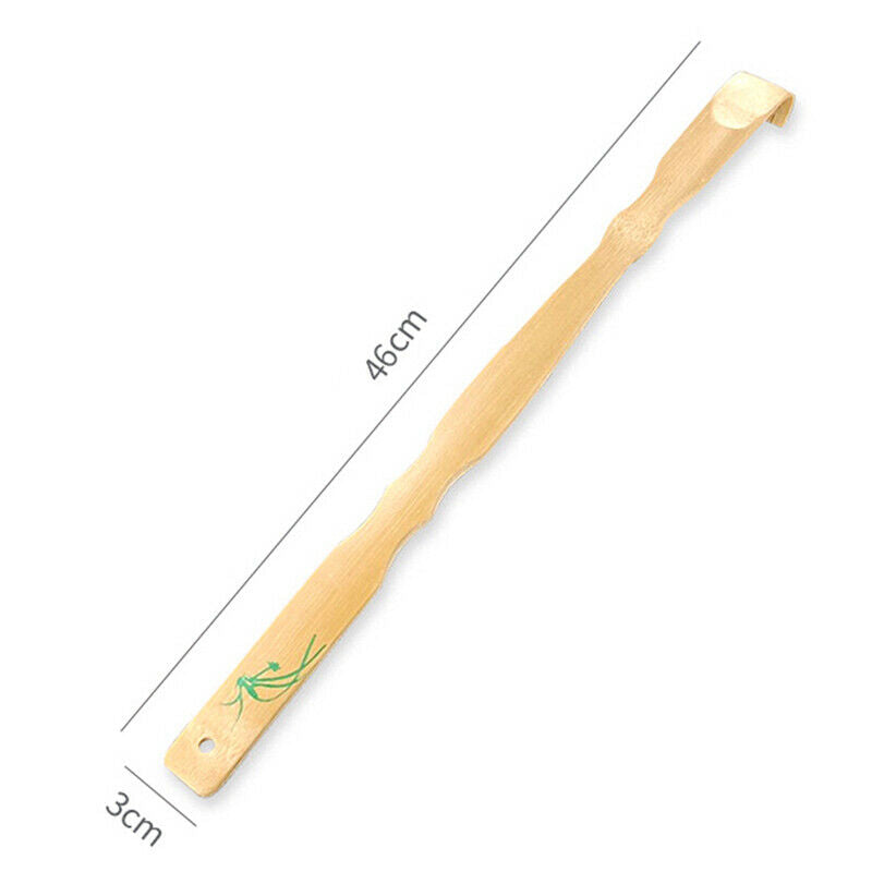 1x Durable Bamboo Massager Back Scratcher Wooden Body Roller Stick Backsc.l8