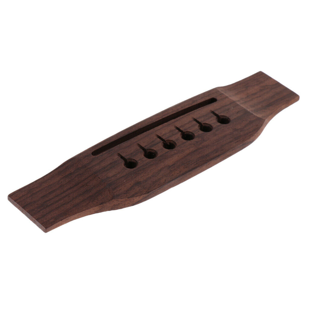 Exquisite Backhand 6 String Acoustic Guitar Bridge Brown 153 x 37 x 9mm