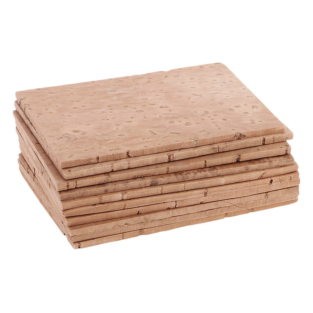 Set/10pcs Natural Saxophone Neck Cork Sheet for Soprano/Tenor/Alto Sax Parts