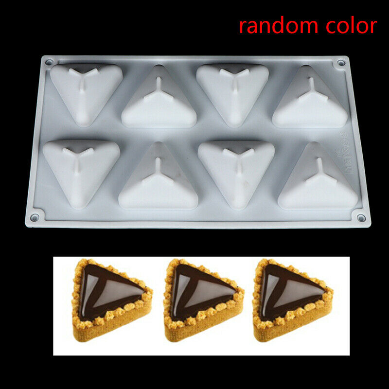 8 Cavity Silicone Cake Mold For Baking Decorating Tool Mousse Dessert JellyFCA