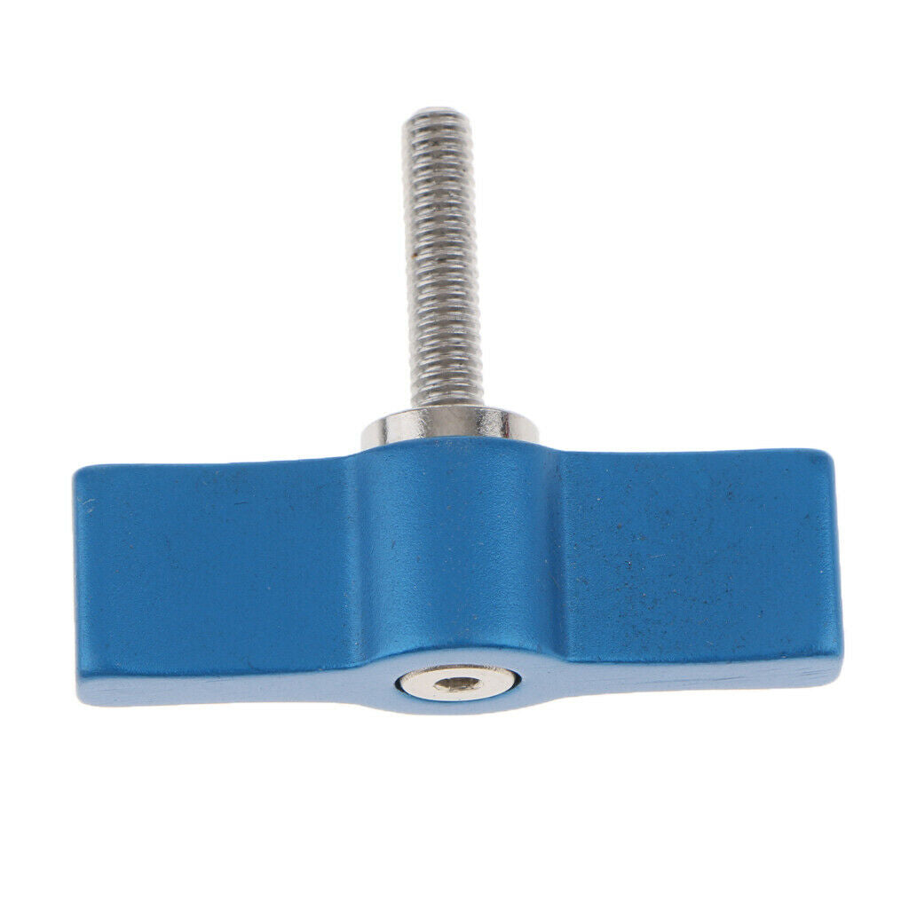 T-shaped handle screw M4 Adjustable screw for photo camera (blue,