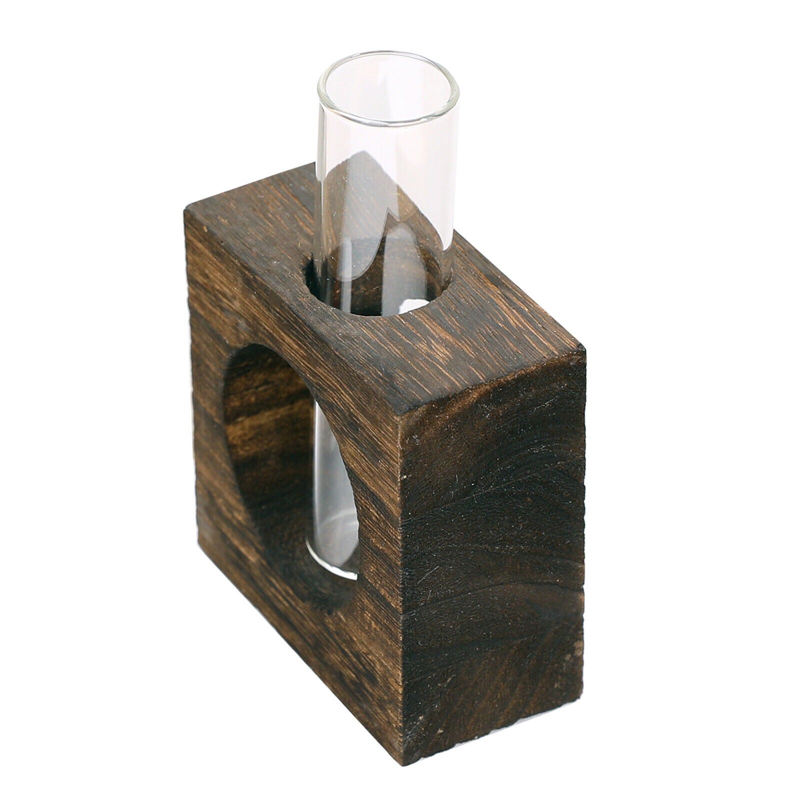 3pcs Tabletop Test Tube Glass Vase Hydroponic Plants Planter Flowerpot