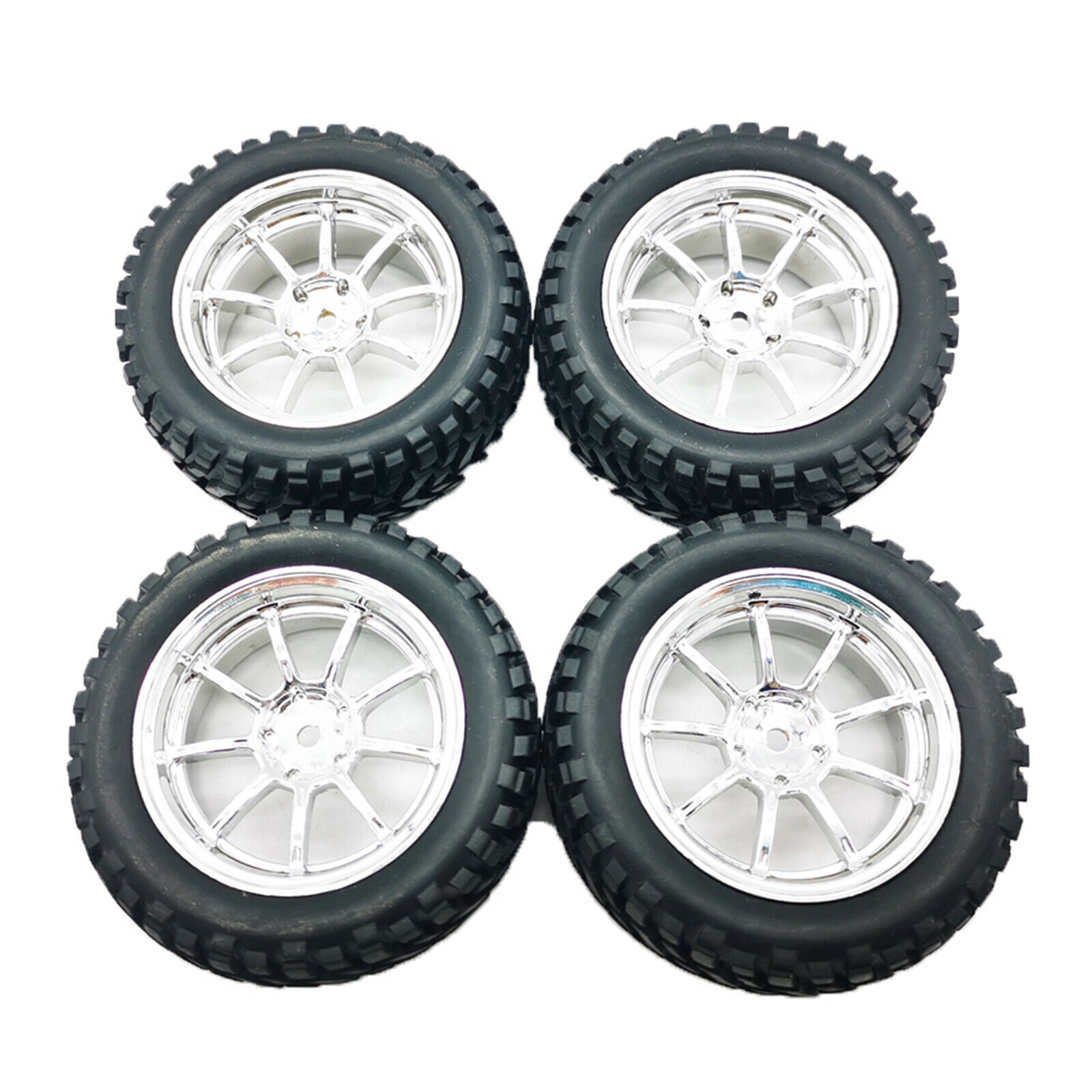 For WPL B14 B24 C14/MN D90 91 96 RC Crawler 1/16 4pcs Metal Wheel w/12MM Hexagon