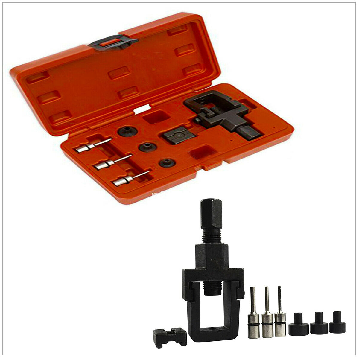 Motorcycle Chain Cutting and Breaking Riveting Tool Crusher Rivet Service Tool