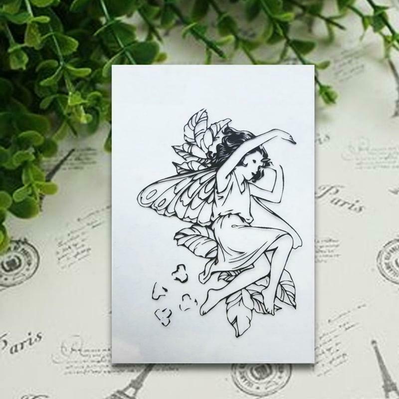 Butterfly Fairy Silicone Clear Seal Stamp DIY Scrapbooking Embossing Photo Album