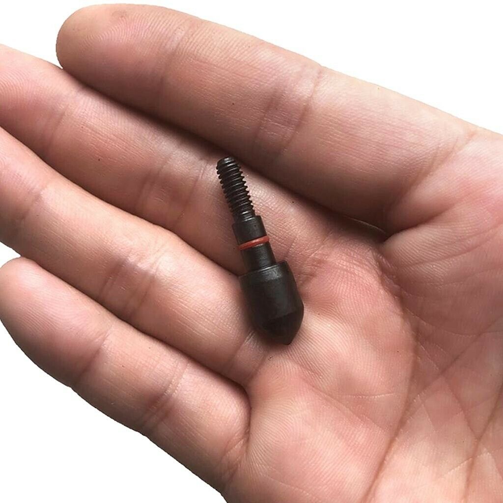 12pcs  Point Tips For  100/125 Grain Archery Accessories - Black, 100 Grain