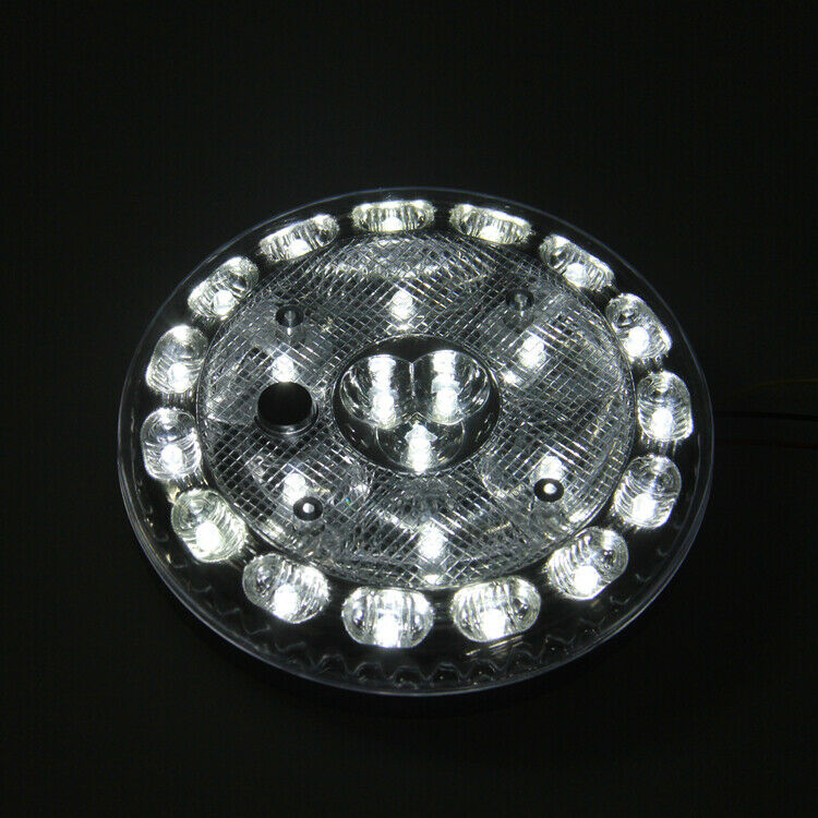 DC12V 24LED Round Car Vehicle Interior Dome Light Indoor Roof Ceiling Lamp White