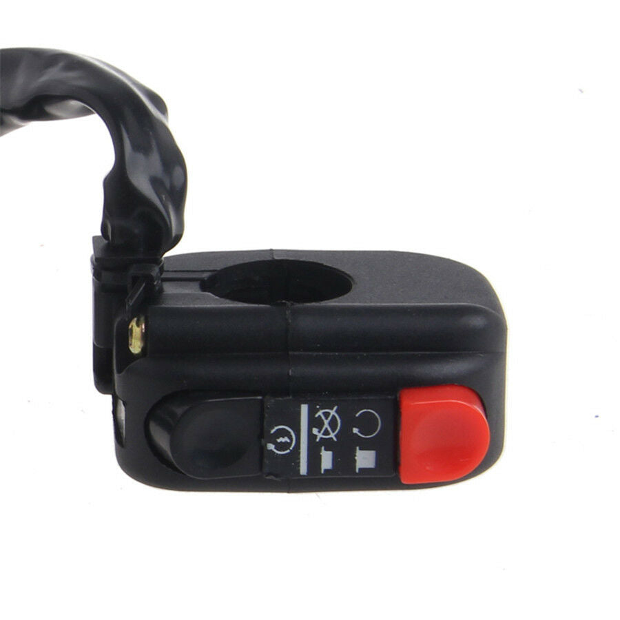 Motorcycle 22mm 7/8" Handlebar LED Headlight Lamp Switch Horn Hazard Light