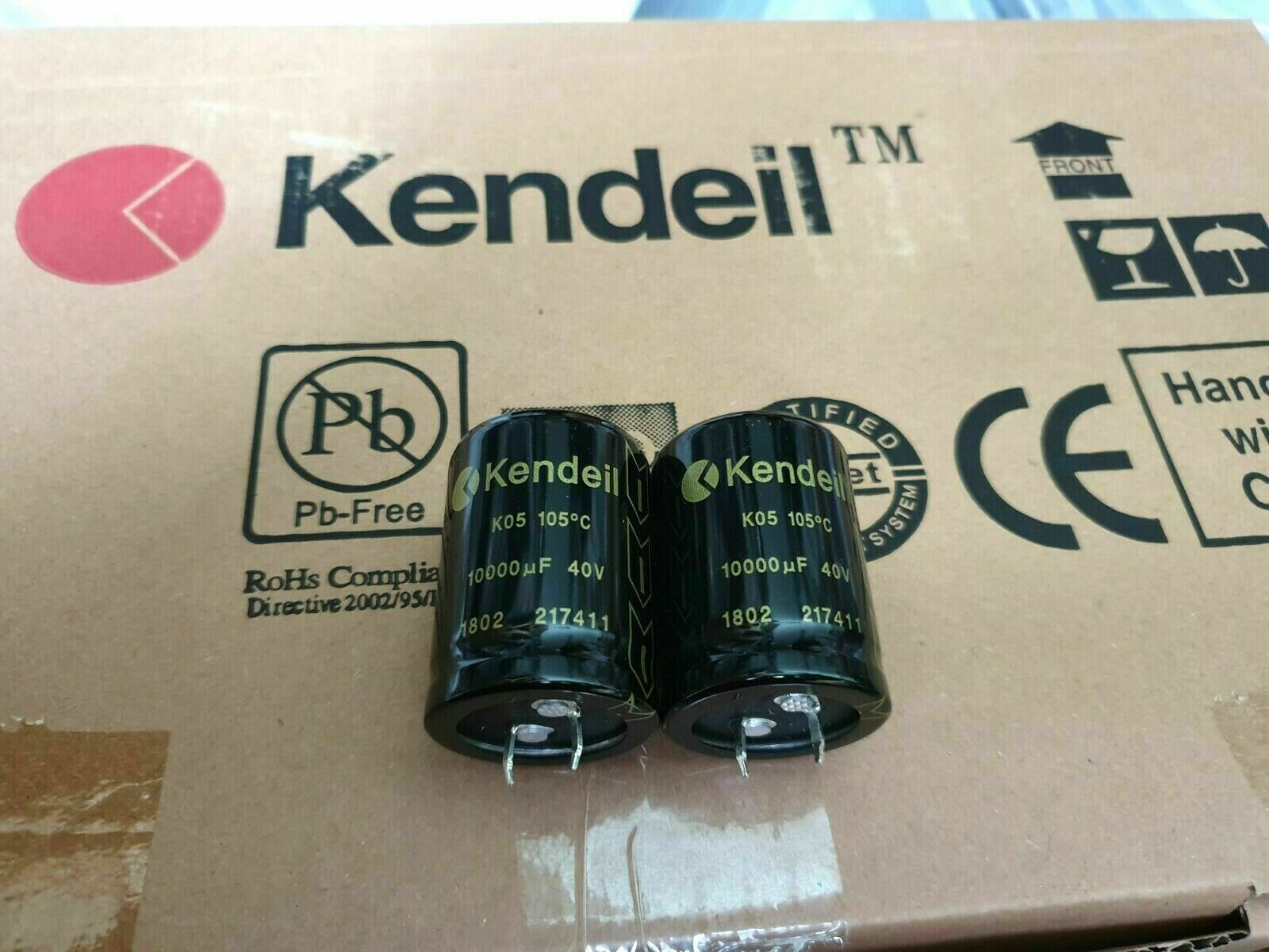 24x NEW KENDEIL 10000UF 40V HI-END CAPACITORS AUDIO FOR KRELL - QUAD- NAIM AMP!