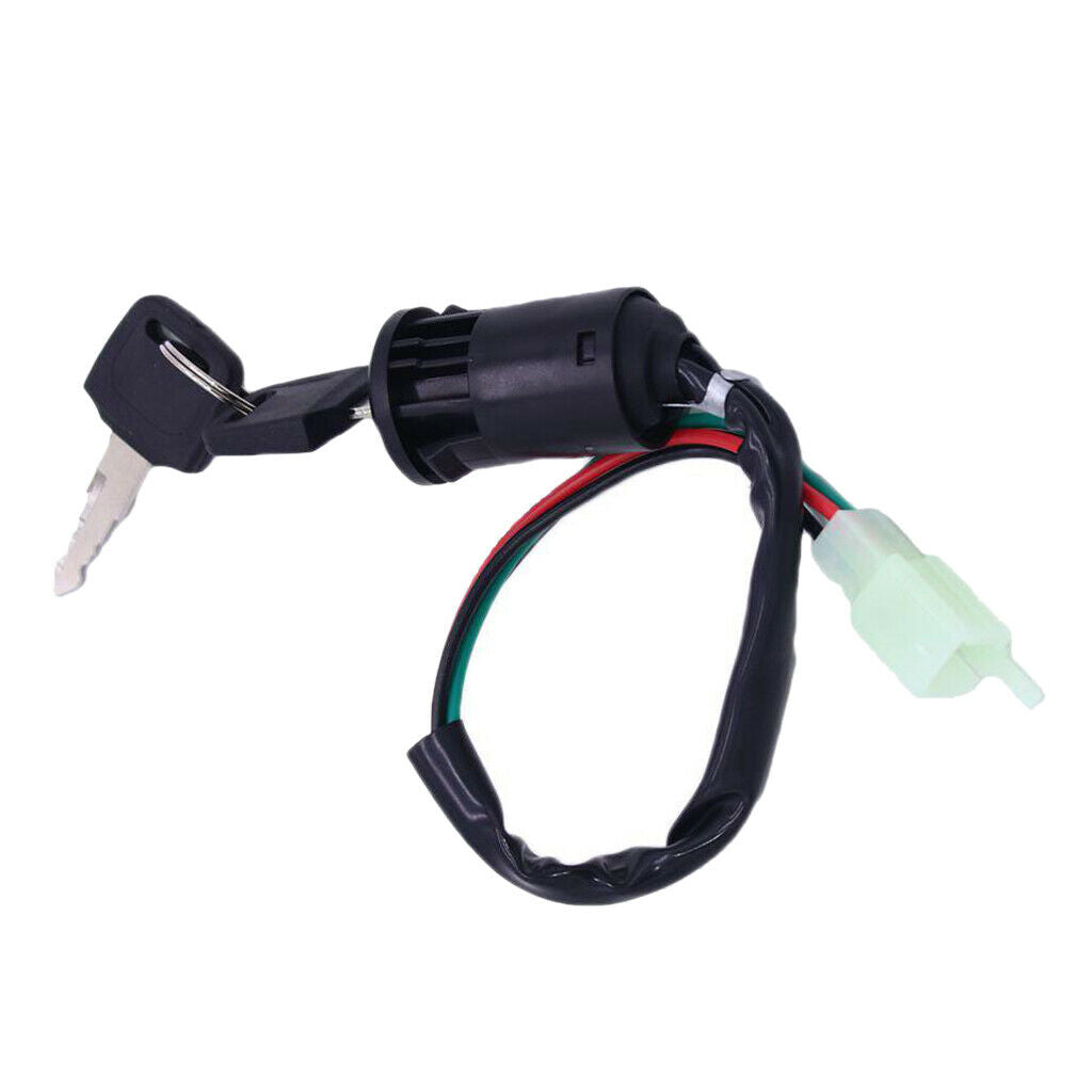Ignition Key Barrel Switch 4-Wire On Off 50cc Quad ATV Dirt Pit Biking