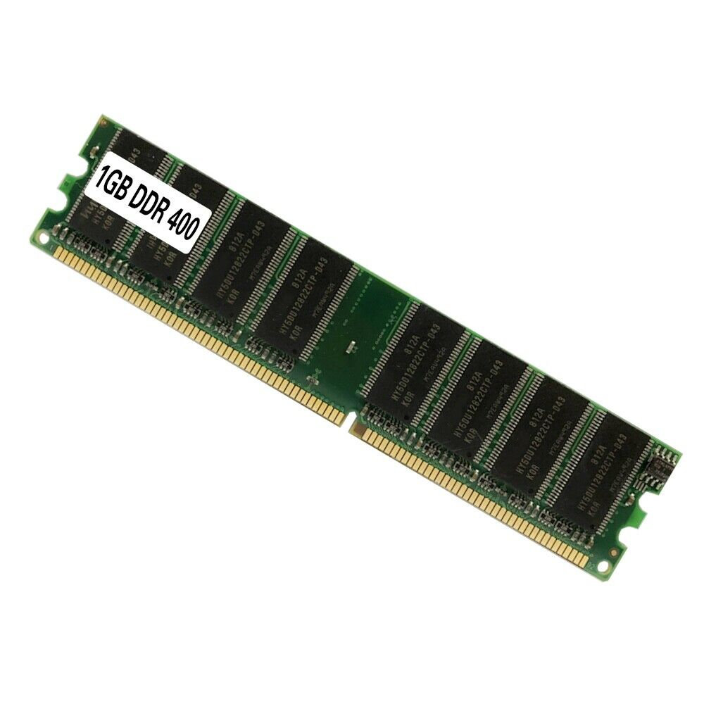 New DDR 1GB in Memory 400MHz Desktop PC DIMM for RAM Non-ECC PC3200 184 Pins