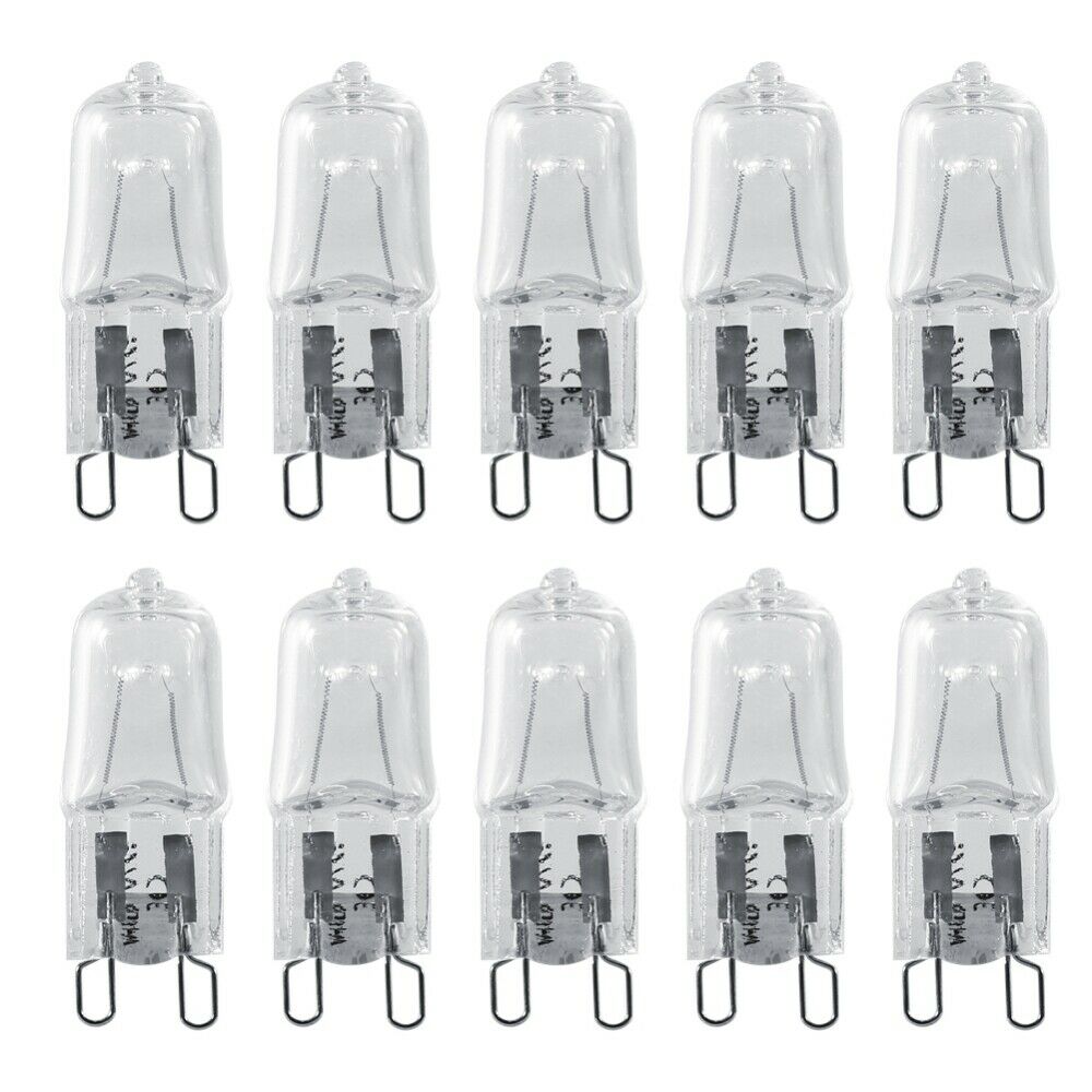 10Pcs G9 Base Halogen LED Light Bulb Warm White Chandelier Lamp Bright Home