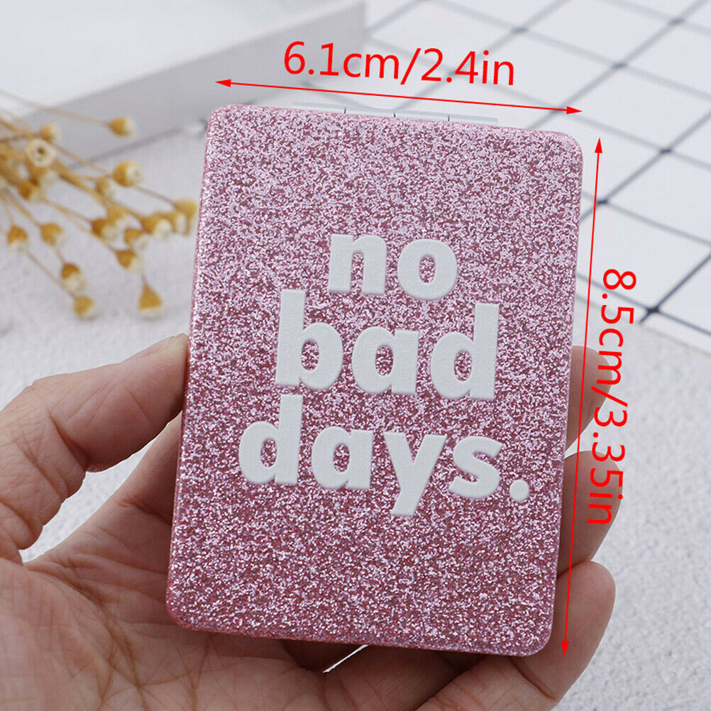 Makeup Compact Mirror Mini Travel Cosmetic Folding Portable Pocket Mirror DoBDA