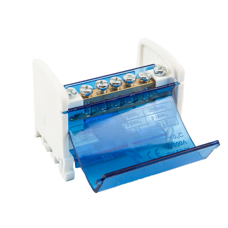 Din Rail Terminal Block WKH207 Power Distribution Box Modular Connection Bl Qx
