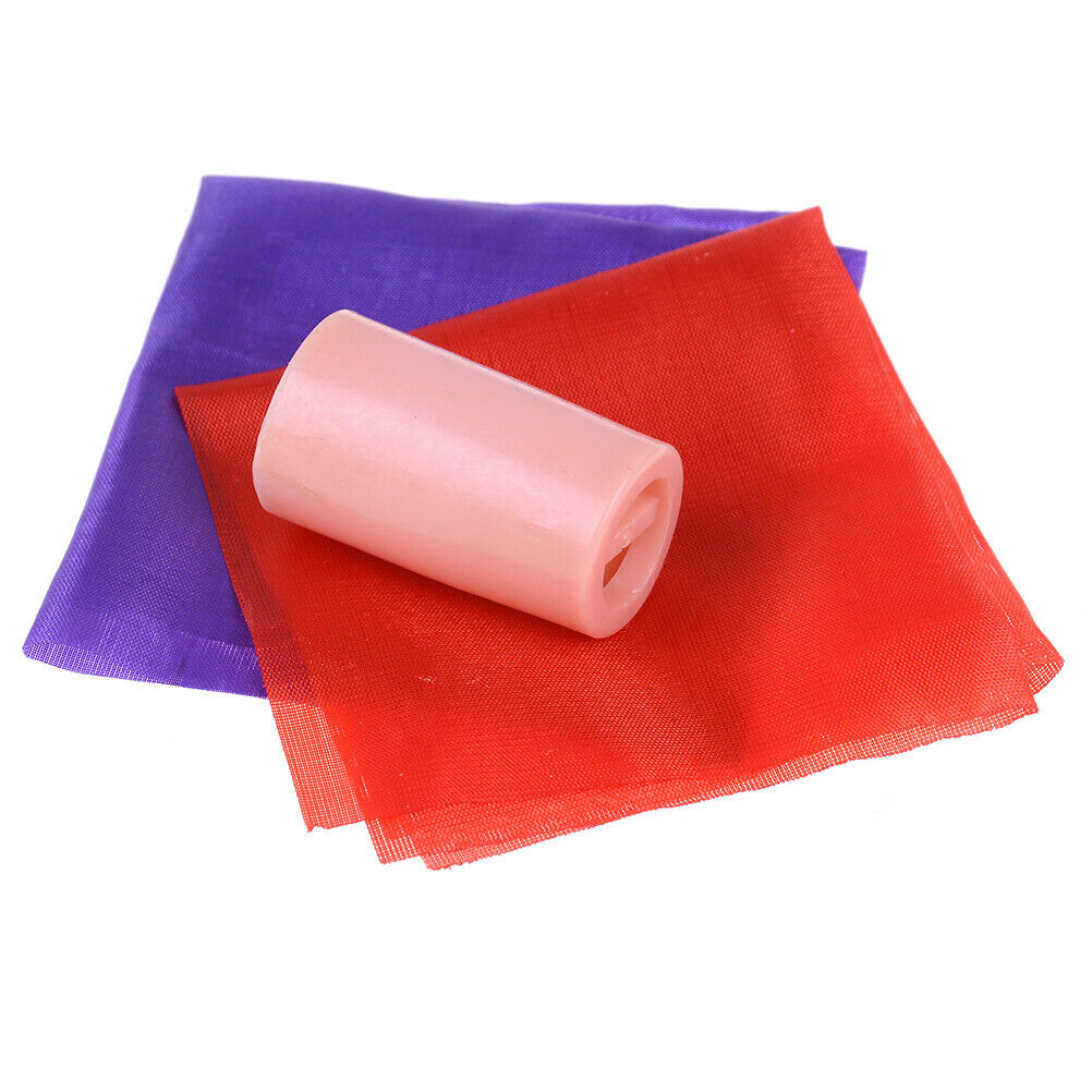 Double color changing hanky silk magic trick silk disappearing magic prop .l8
