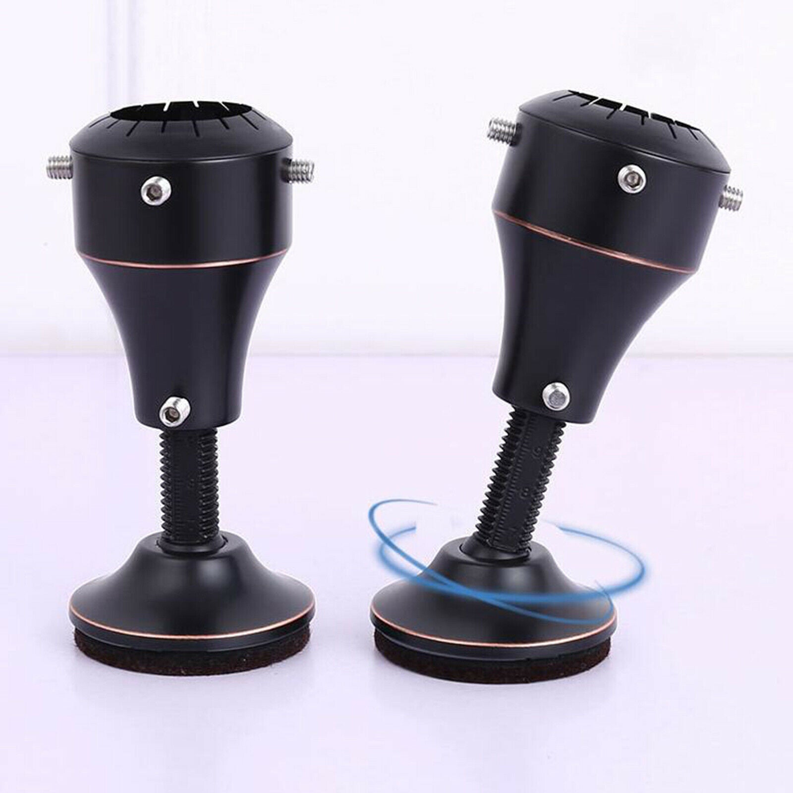 Adjustable Chair Riser Lifter Sofa Legs Riser Table Feet Protector Black