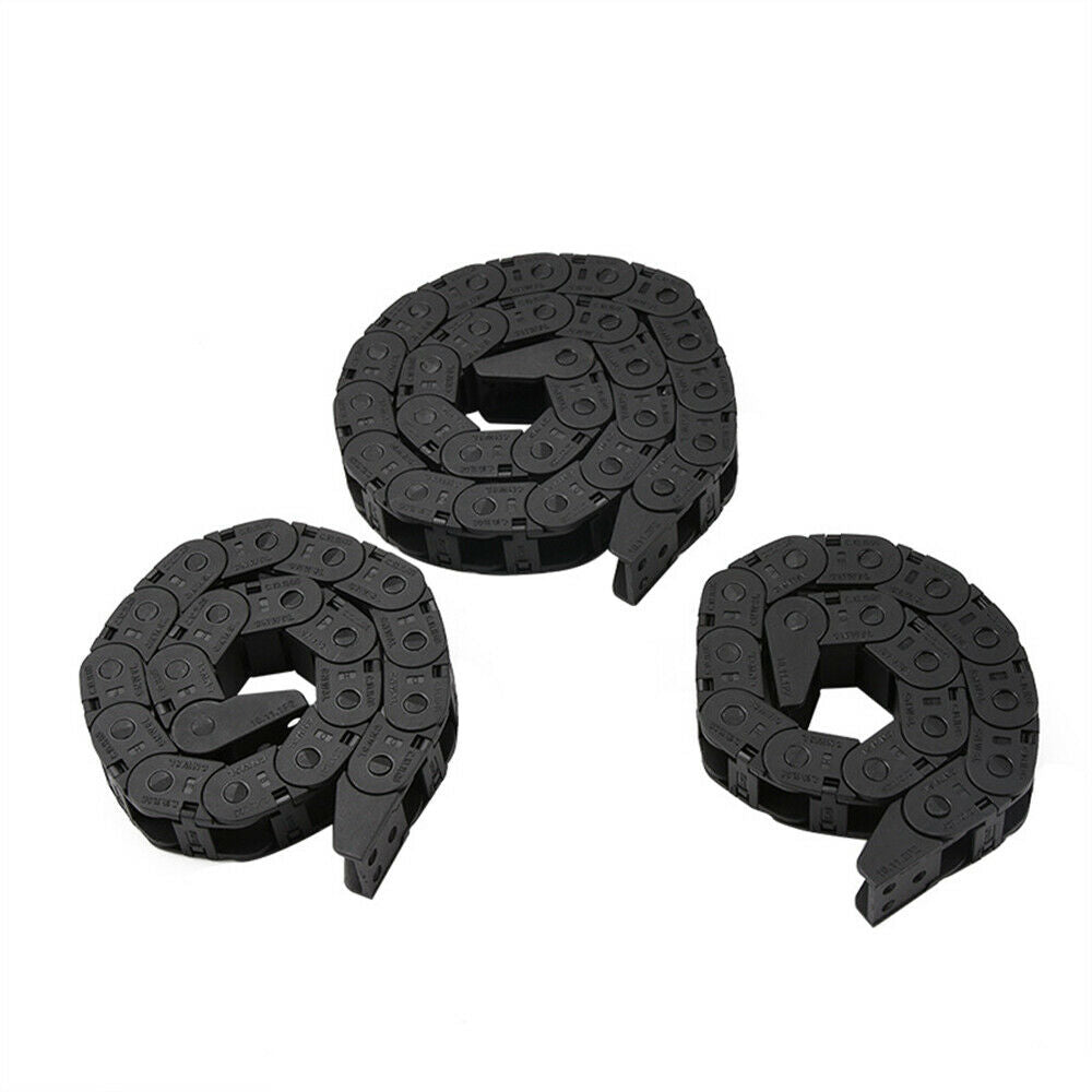 Black Opening Type Wire Chains  For Blurolls Voron Switchwire Cable Chains Set