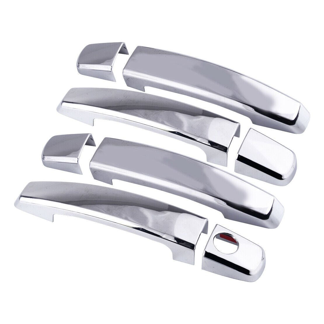 8pcs Chrome Exterior Door Handle Cover Trim fit for Buick Encore 2013-2014 as