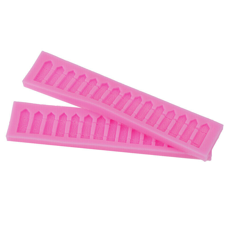 Silicone DIY Fence mold Cake Baking Tools chocolate fondant mold decoraYX.l8
