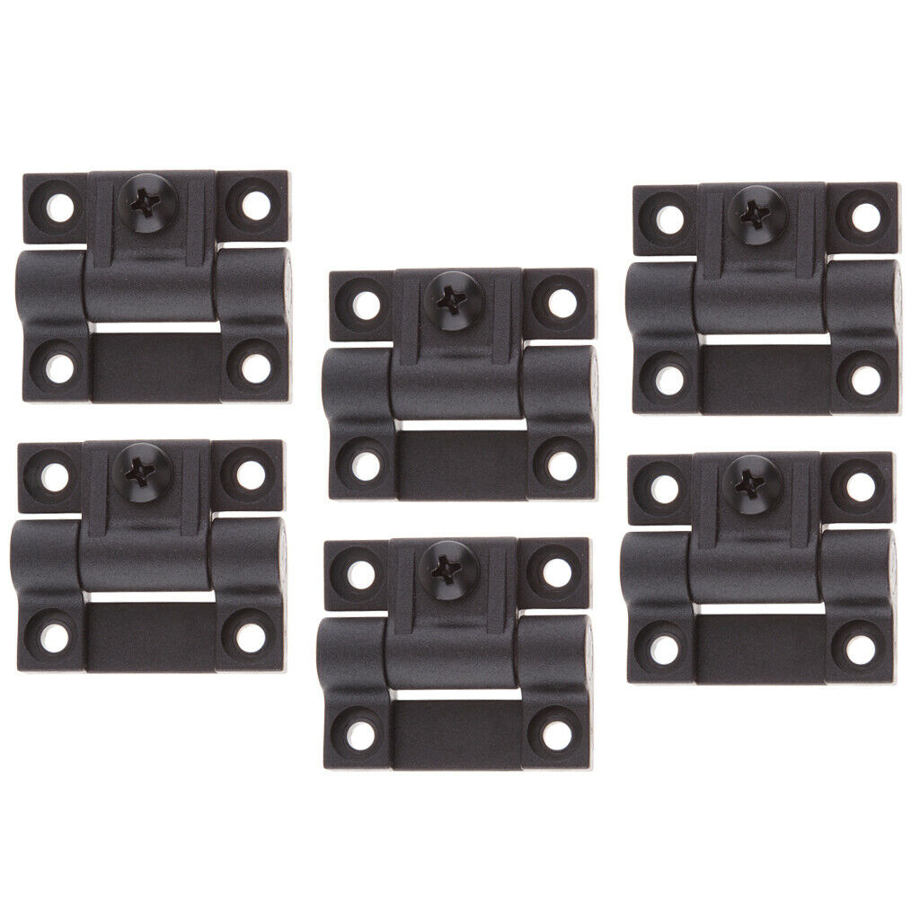 6 Pieces Hinge 4Holes Replace for Southco OEM #E6-10-301-20 1.65x1.42inch