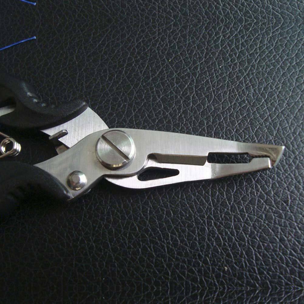 Multifunction Stainless Steel Fishing Lure Pliers ScissorsLine Cutter Hook Tool