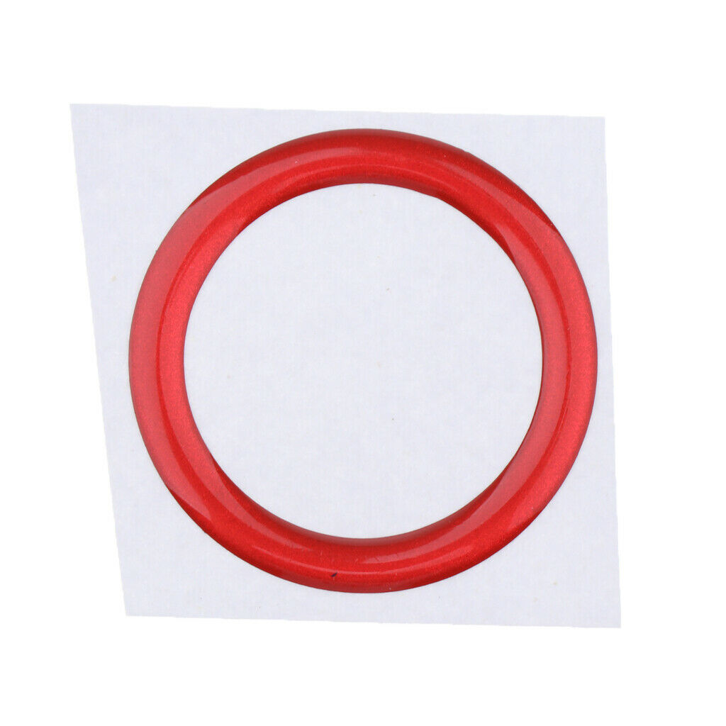 Car Engine Start Stop Button Red Cover Key Switch Ring Trim For BMW E90 E70