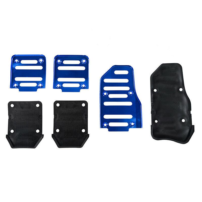 Blue Universal Car Non-Slip Manual Brake Foot Pedal Pad Cover Accessories