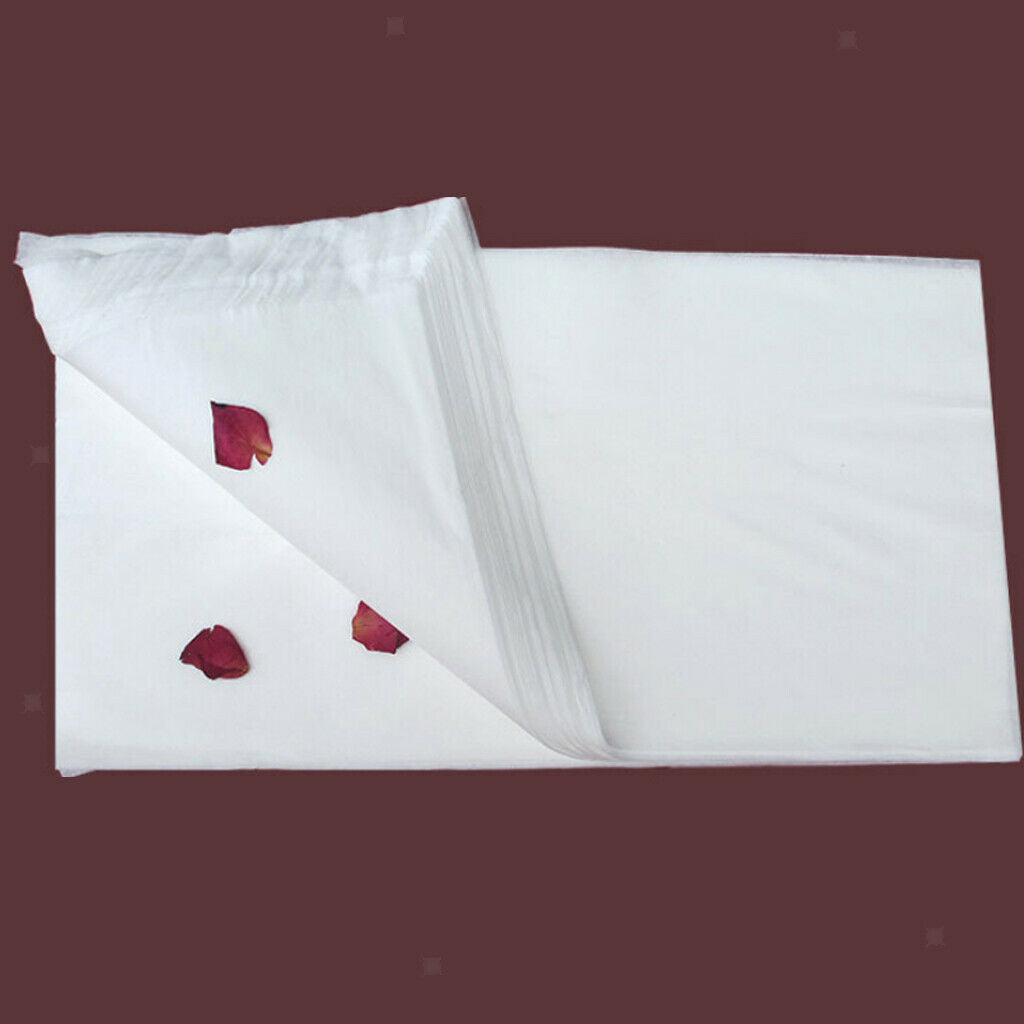 200x Disposable Feet Drying Cloth Non-woven Fabric Pillow Cover Paper Sheet