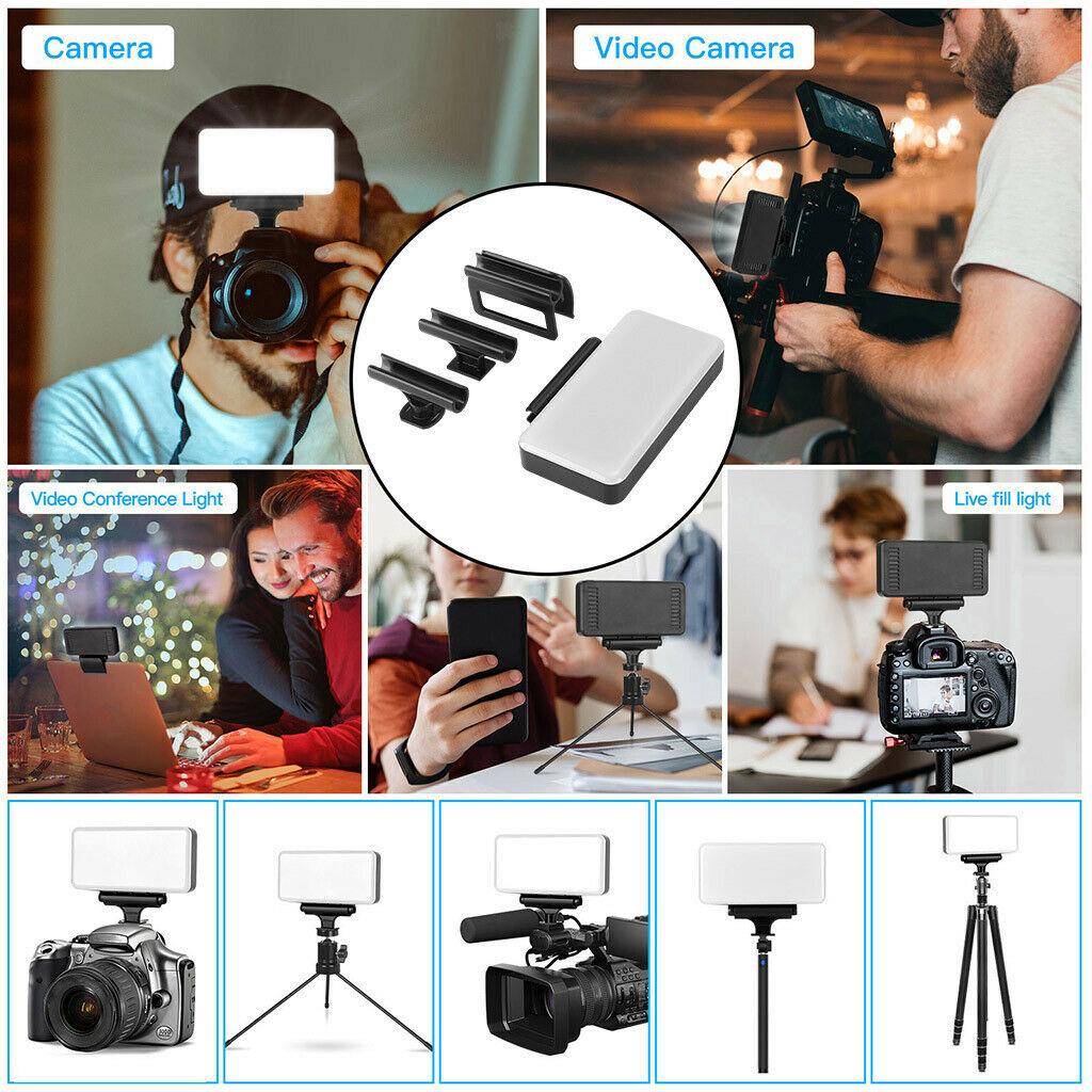 Led Video Fill Light 2700K-6000K Dimmable Video Lighting Photography Photo