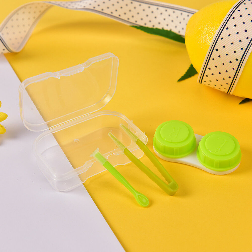 Mini Transparent Clear Portable Contact Lens Case Storage Box Holder Conta.l8