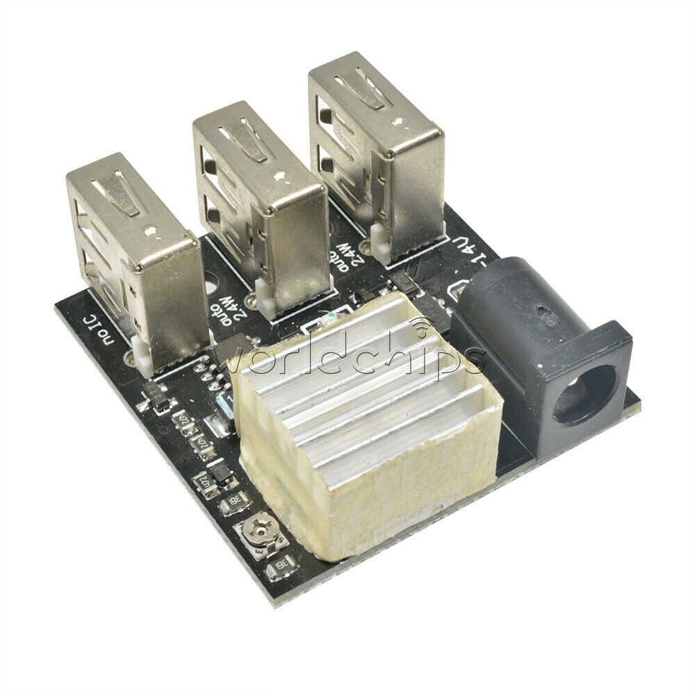 MiNi 3 USB Charging Modu 9V/12V To 5V 8A USB Power Bank Step-Down Boost Module
