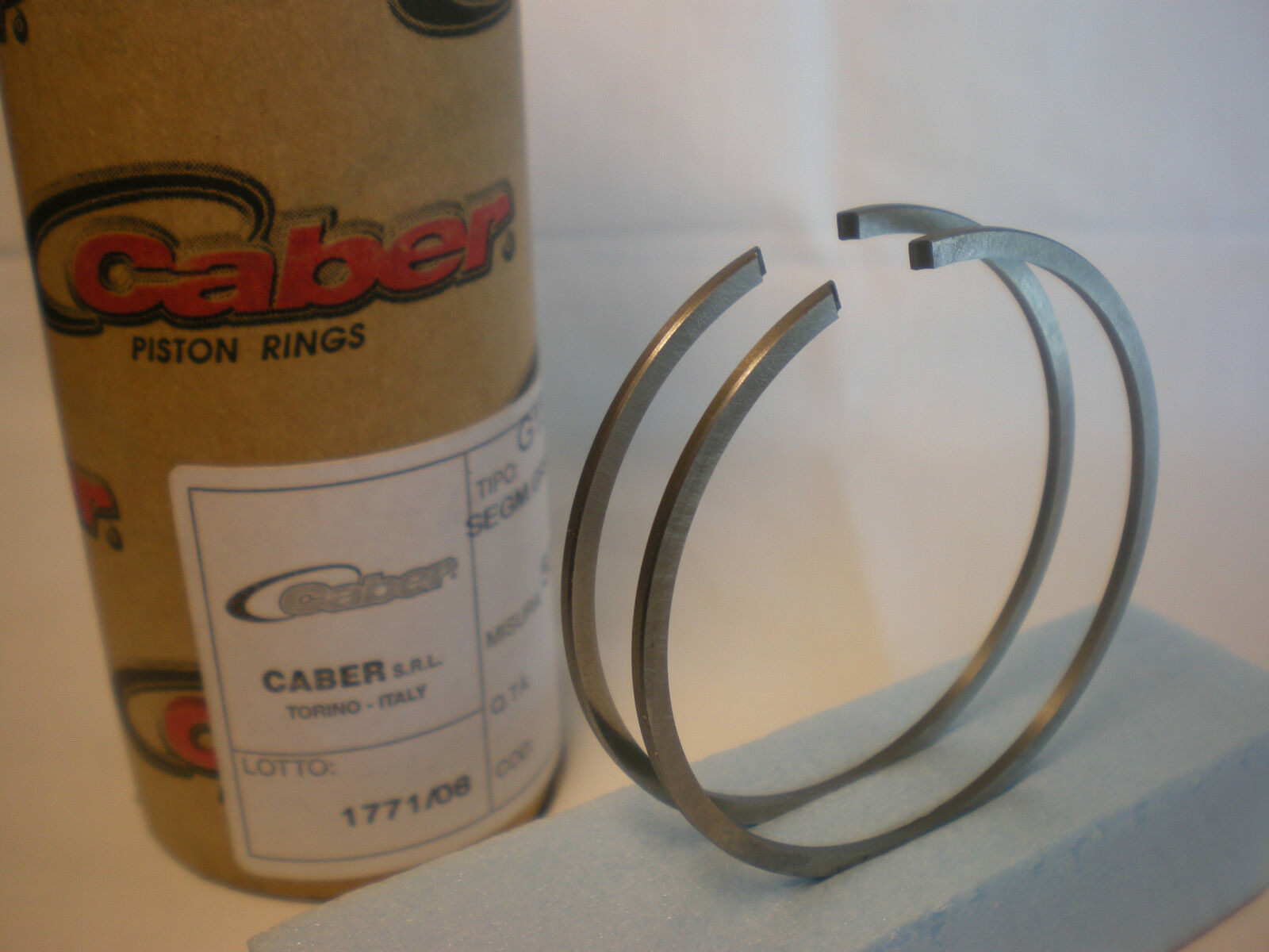 Piston Ring Set for MALAGUTI, ITALJET, MINARELLI, MORINI (39mm)