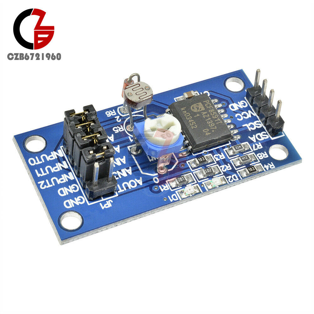 PCF8591 Low-power 8 COMS-Type AD/DA Converter Board Module A/D D/A 2.5-6V