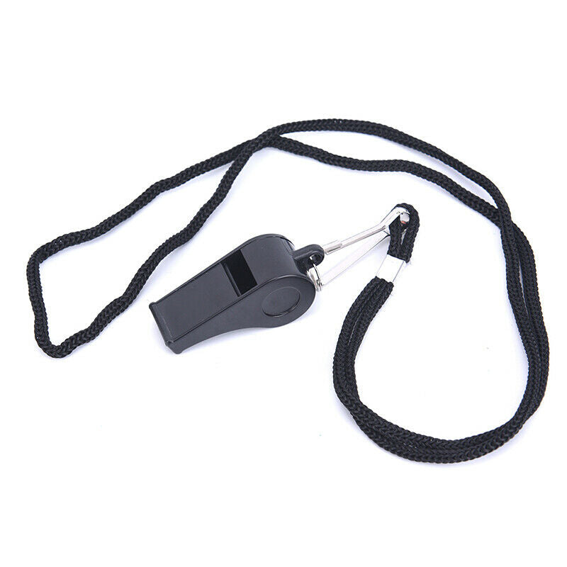 2Pcs Whistle Sports Referee Training Whistle Outdoor Survival With LanyaF.l8