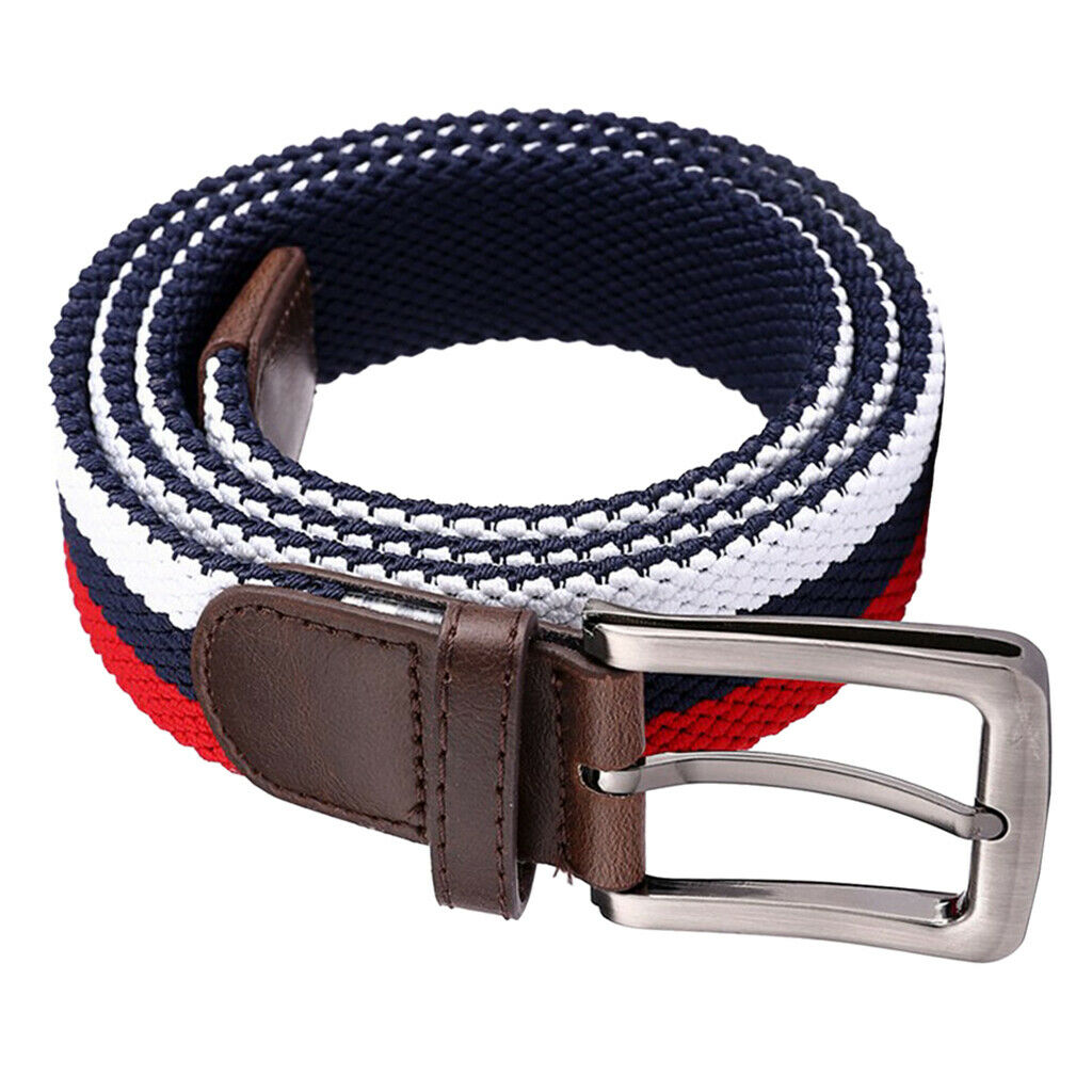 Knitted Canvas Belt Outdoor Webbing Belt Military Pin Buckle Waistband Strap