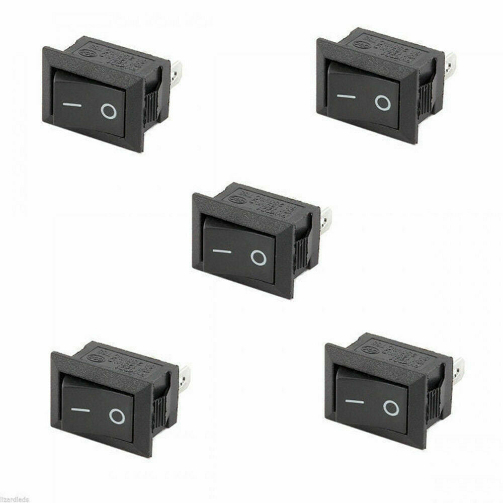 10 x Car Truck Boat Round Rocker 12V 16A 2-Pin ON/OFF Toggle SPST Switches Tools