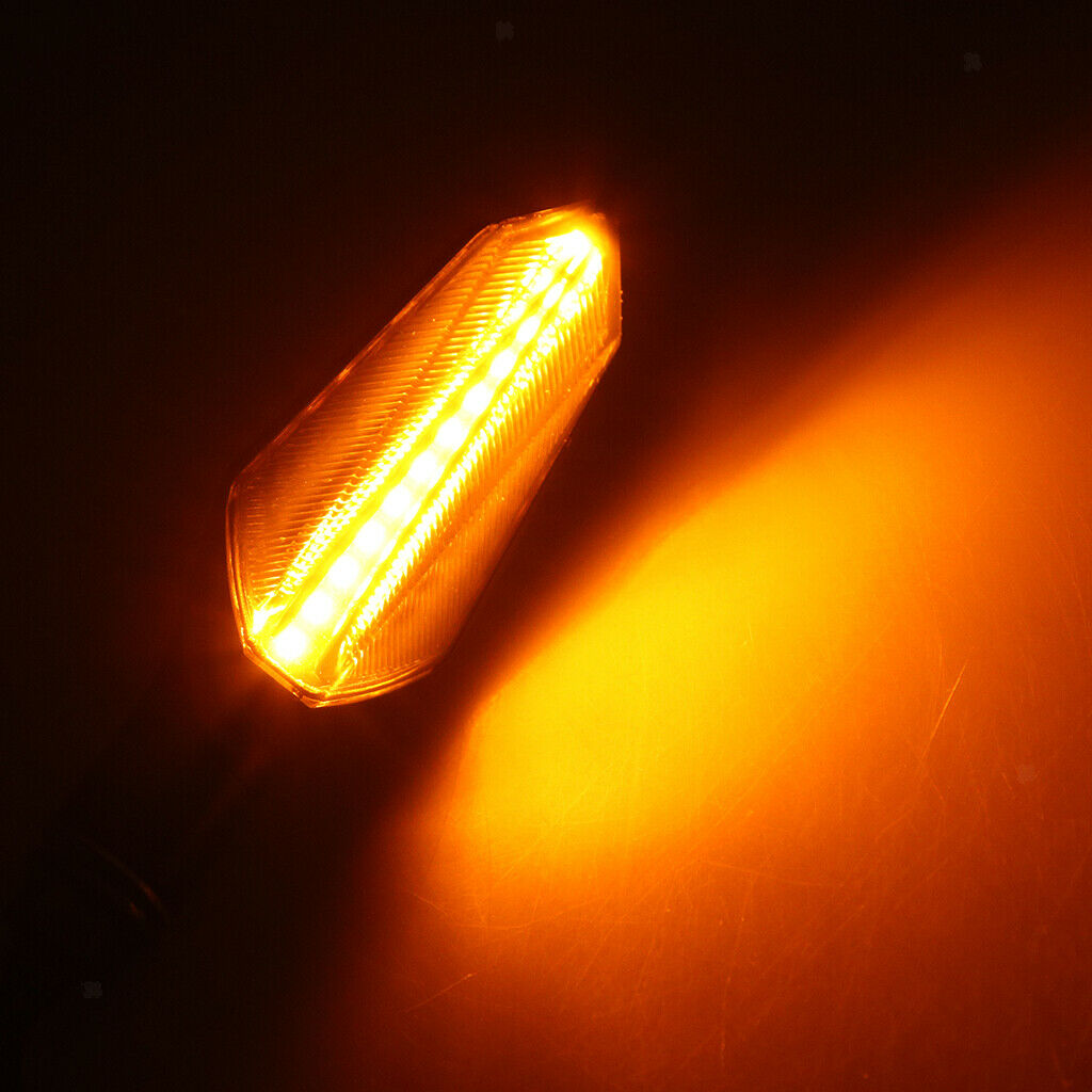 Daytime Running Lights LED High Brightness for Motorcycles ABS Plastic Blue