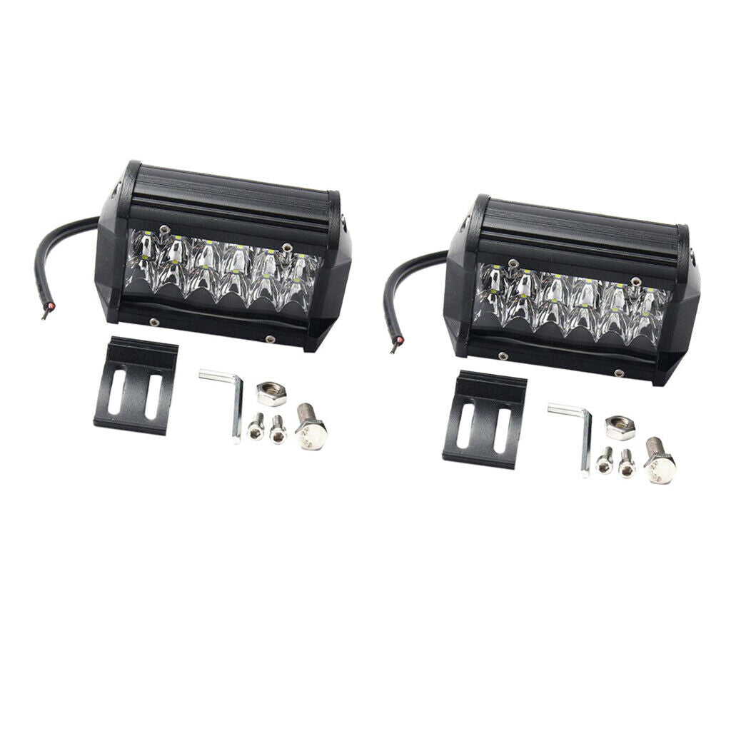 2 Pieces Universal LED Car Work Light Spot Beam Boat Driving Lamps  36W