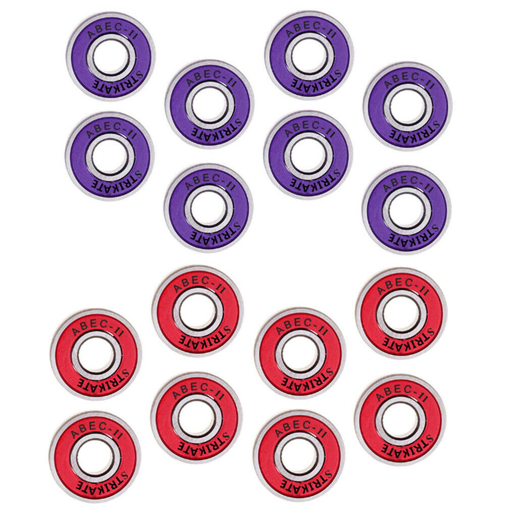 16Pcs 608rs ABEC-11 Skateboard Bearing Rolling Bearings 8x22x7mm Bearing