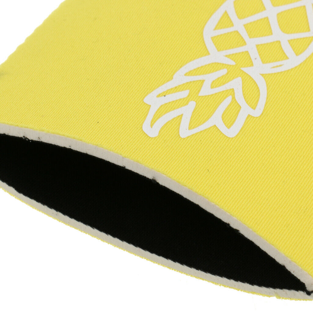 5pcs Tin Hawaiian Tropical Pineapple Can Coolest Sleeve Sleeve Favor