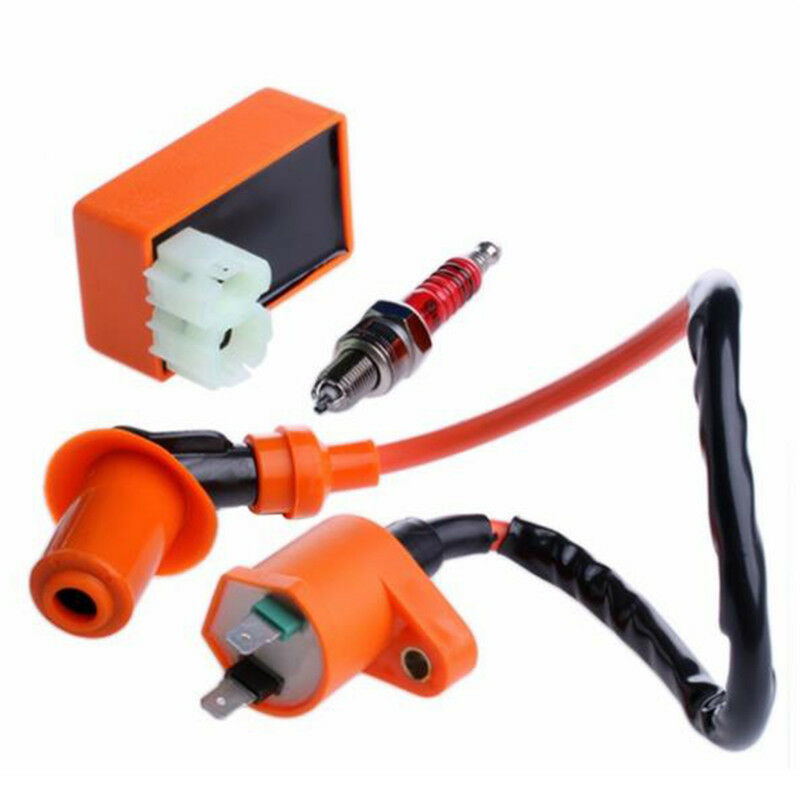 Racing Ignition Coil Cdi+Ignition Coil+Spark Plug For Gy6 50Cc 125Cc 150Cc DDAU