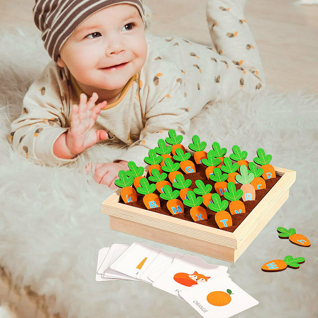 Montessori Simulation Pulling Carrots Game Matching Game Learning Toys